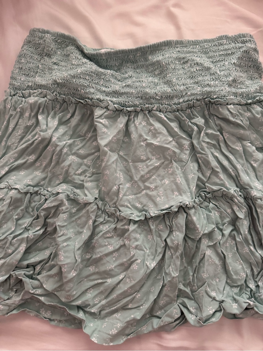 Gap kids Light Sage Tiered Smocked Waist Skirt - Women
